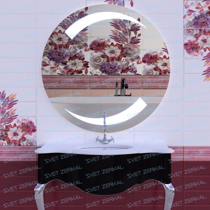 MILENA зеркало с led подсветкой в ванной